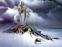 Валькирия над павшим воином