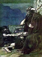 Цверг Андвари и Хёгни