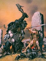 Черный великан и викинг Хаддинг